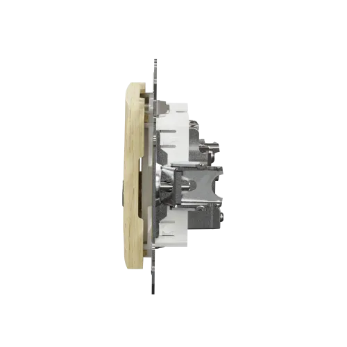 Розетка телевизионная конечная, береза, Sedna Design SDD180471