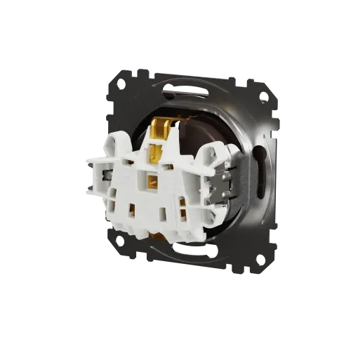 Розетка с заземлением, венге, Sedna Design Schneider Electric SDD181022U