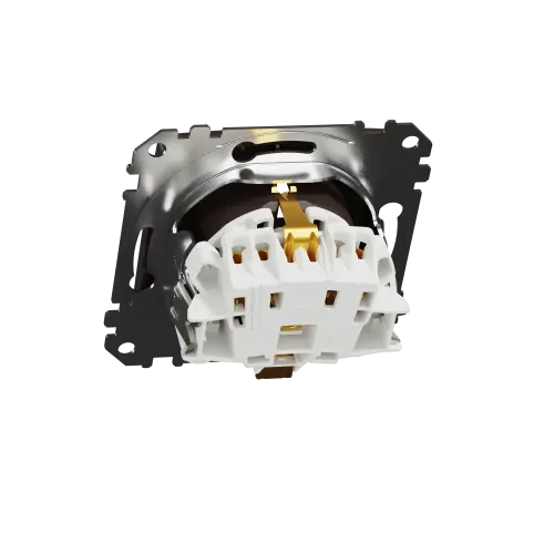 Розетка с заземлением, венге, Sedna Design Schneider Electric SDD181022U