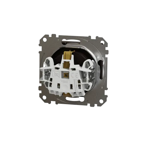 Розетка электрическая с крышкой, венге, Sedna Design SDD181024