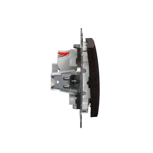 Выключатель 1 клавишный, венге, Sedna Design SDD181101