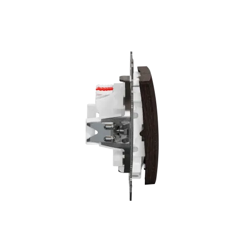 Выключатель 2 клавишный, венге, Sedna Design SDD181105