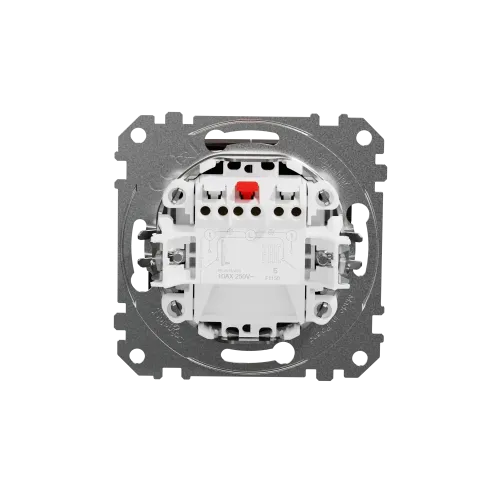 Выключатель 2 клавишный, венге, Sedna Design SDD181105