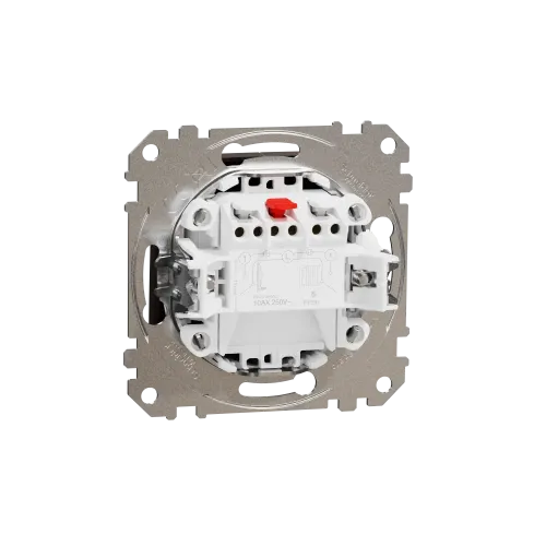Выключатель 2 клавишный, венге, Sedna Design SDD181105