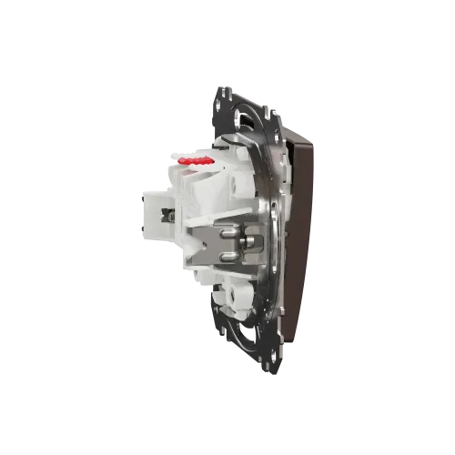 Двухклавишный выключатель, венге, Sedna Design Schneider Electric SDD181105U