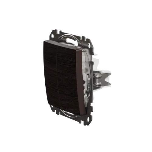 Двухклавишный выключатель, венге, Sedna Design Schneider Electric SDD181105U