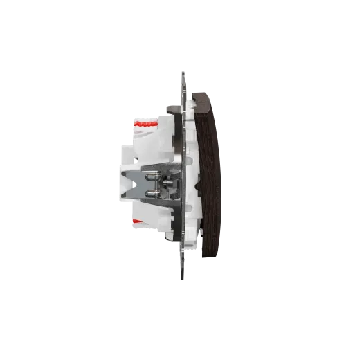 Выключатель проходной 2 клавишный, венге, Sedna Design SDD181108