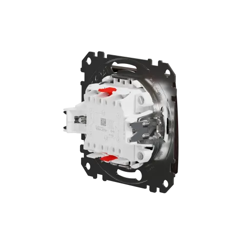 Выключатель проходной 2 клавишный, венге, Sedna Design SDD181108