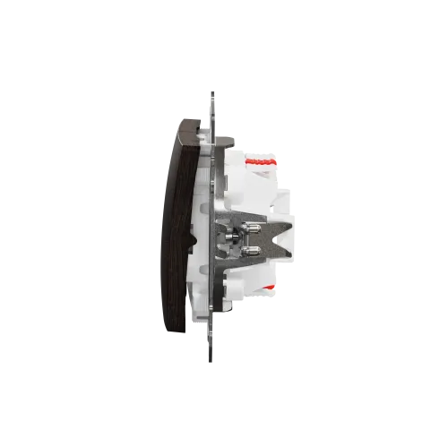 Выключатель проходной 2 клавишный, венге, Sedna Design SDD181108
