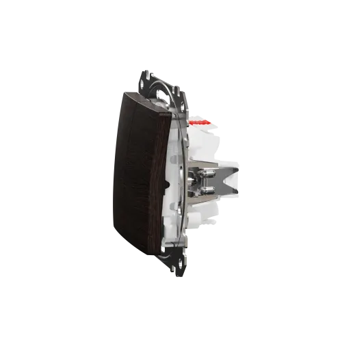 Выключатель проходной 2 клавишный, венге, Sedna Design SDD181108