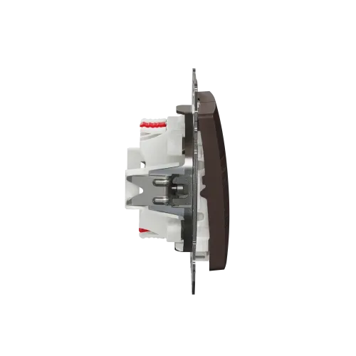 Проходной выключатель 2кл., венге, Sedna Design Schneider Electric SDD181108U