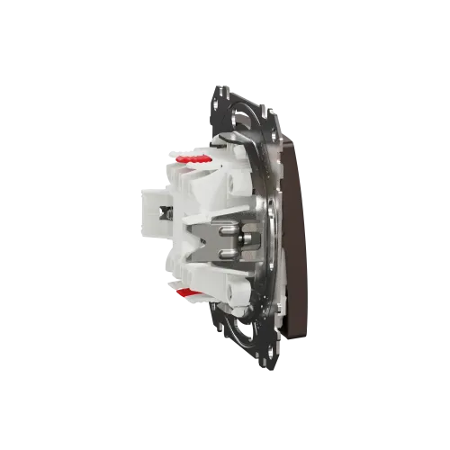 Проходной выключатель 2кл., венге, Sedna Design Schneider Electric SDD181108U