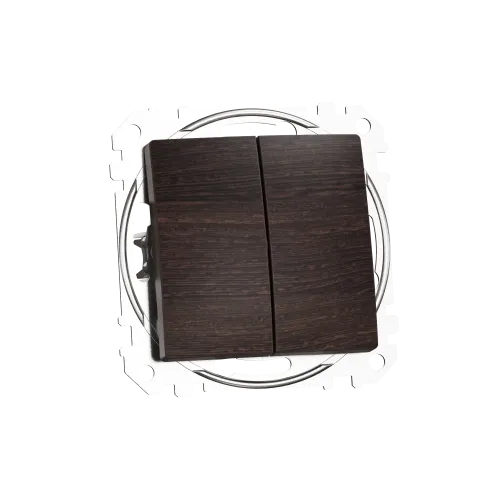 Проходной выключатель 2кл., венге, Sedna Design Schneider Electric SDD181108U