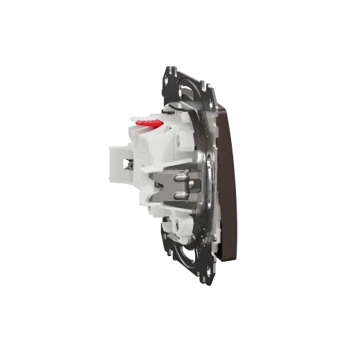 Кнопочный выключатель, венге, Sedna Design Schneider Electric SDD181111U