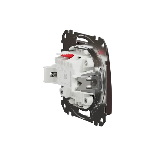 Кнопочный выключатель, венге, Sedna Design Schneider Electric SDD181111U