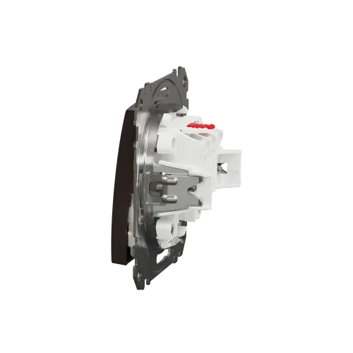 Кнопочный выключатель, венге, Sedna Design Schneider Electric SDD181111U
