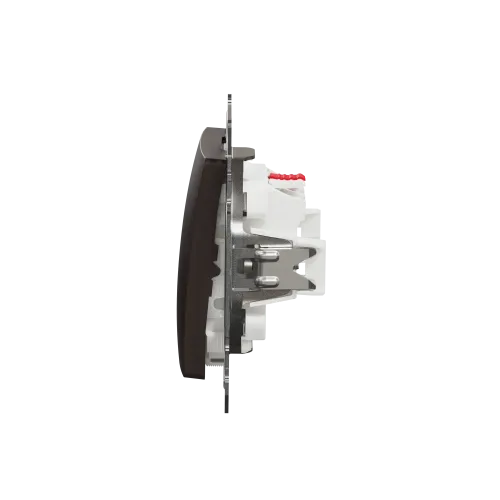 Кнопочный выключатель, венге, Sedna Design Schneider Electric SDD181111U