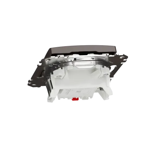Кнопочный выключатель, венге, Sedna Design Schneider Electric SDD181111U