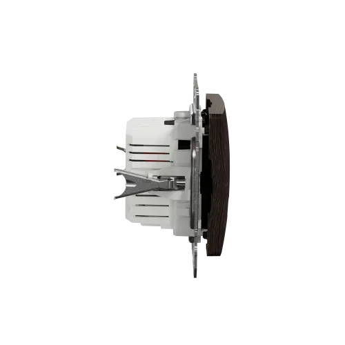 Розетка USB тип A+A, венге, Sedna Design SDD181401