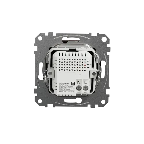 Розетка USB тип A+A, венге, Sedna Design SDD181401