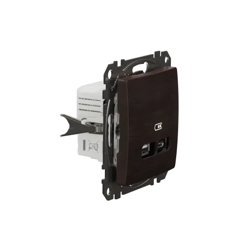 USB розетка A+C, венге, Sedna Design Schneider Electric SDD181405U