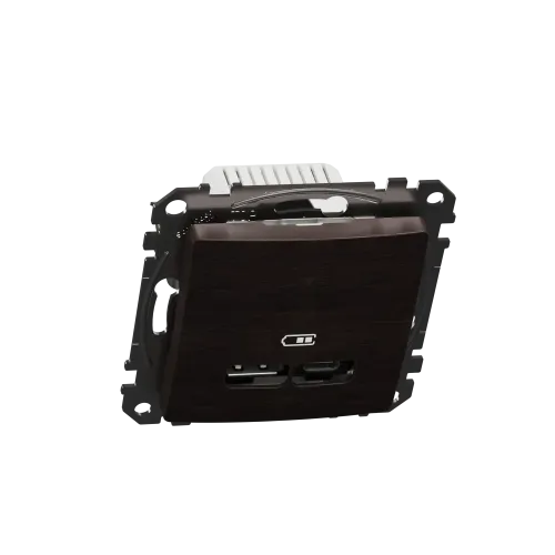 USB розетка A+C, венге, Sedna Design Schneider Electric SDD181405U