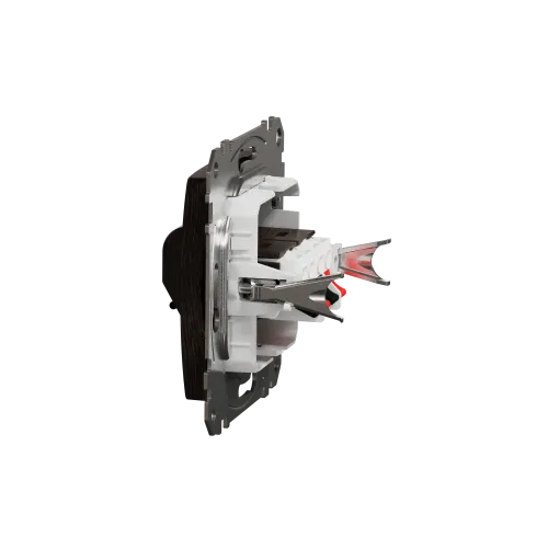 Аудиорозетка, венге, Sedna Design SDD181411