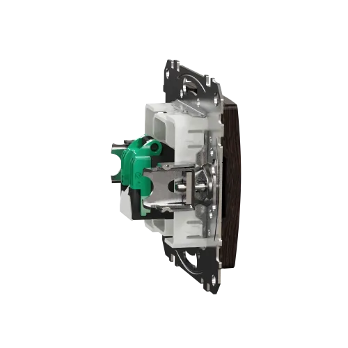 Компьютерная розетка RJ45 кат. 5е UTP, венге, Sedna Design SDD181451