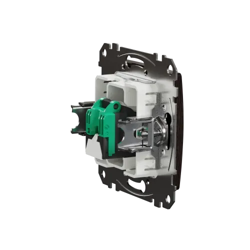 Компьютерная розетка RJ45 кат. 5е UTP, венге, Sedna Design SDD181451