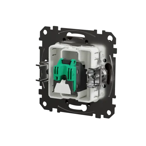 Компьютерная розетка RJ45 кат. 5е UTP, венге, Sedna Design SDD181451