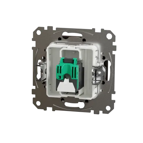 Компьютерная розетка RJ45 кат. 5е UTP, венге, Sedna Design SDD181451