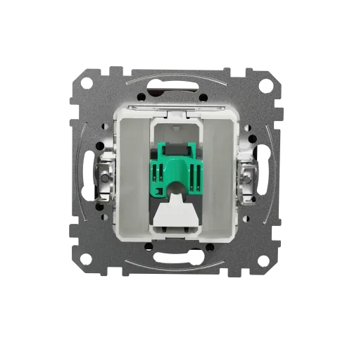 Компьютерная розетка RJ45 кат. 5е UTP, венге, Sedna Design SDD181451