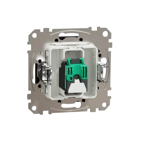 Компьютерная розетка RJ45 кат. 5е UTP, венге, Sedna Design SDD181451