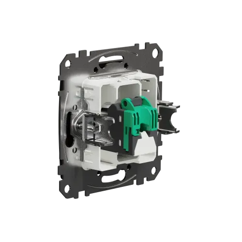 Компьютерная розетка RJ45 кат. 5е UTP, венге, Sedna Design SDD181451