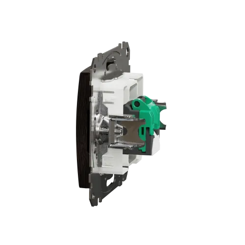 Компьютерная розетка RJ45 кат. 5е UTP, венге, Sedna Design SDD181451