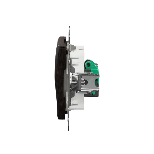 Компьютерная розетка RJ45 кат. 5е UTP, венге, Sedna Design SDD181451