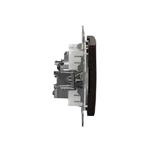 Розетка телевизионная конечная, венге, Sedna Design SDD181471