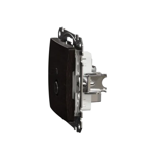 Розетка телевизионная конечная, венге, Sedna Design SDD181471