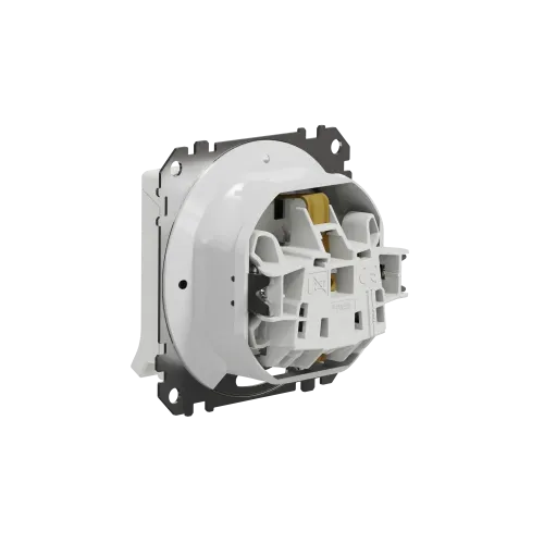 Розетка влагозащищенная IP44, белый, Sedna Design SDD211024