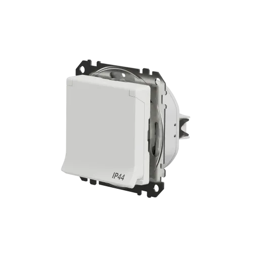 Розетка влагозащищенная IP44, белый, Sedna Design SDD211024