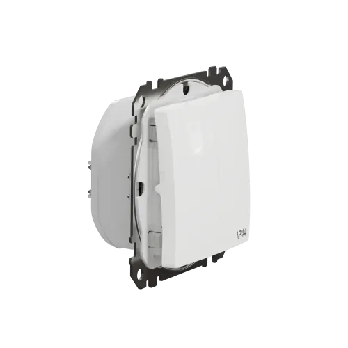 Выключатель 2-клавишный влагозащищенный IP44, белый, Sedna Design SDD211105