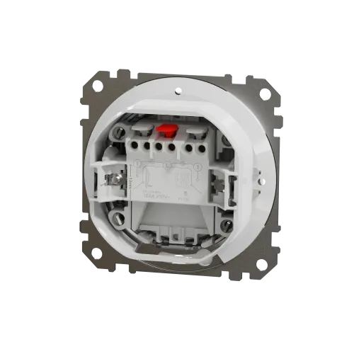 Выключатель 2-клавишный влагозащищенный IP44, белый, Sedna Design SDD211105
