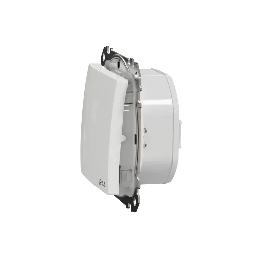 Выключатель 2-клавишный влагозащищенный IP44, белый, Sedna Design SDD211105