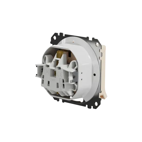 Розетка влагозащищенная IP44, бежевый, Sedna Design SDD212024