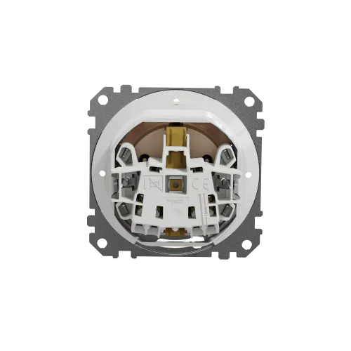 Розетка влагозащищенная IP44, бежевый, Sedna Design SDD212024