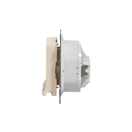 Розетка влагозащищенная IP44, бежевый, Sedna Design SDD212024