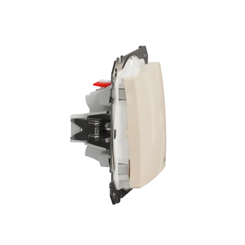 Выключатель влагозащищенный IP44, бежевый, Sedna Design SDD212106