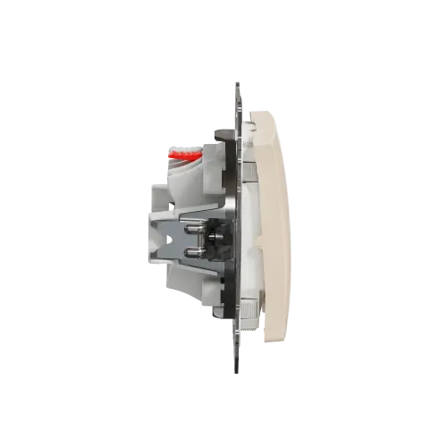 Выключатель влагозащищенный IP44, бежевый, Sedna Design SDD212106