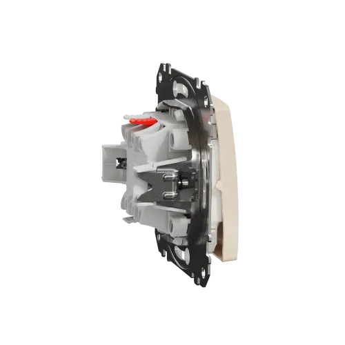 Выключатель влагозащищенный IP44, бежевый, Sedna Design SDD212106