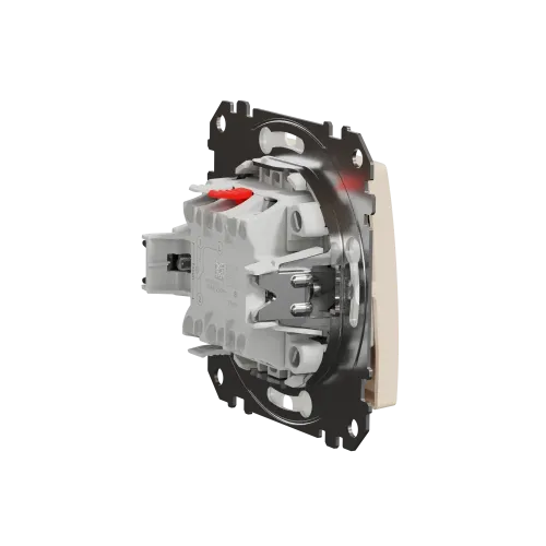 Выключатель влагозащищенный IP44, бежевый, Sedna Design SDD212106